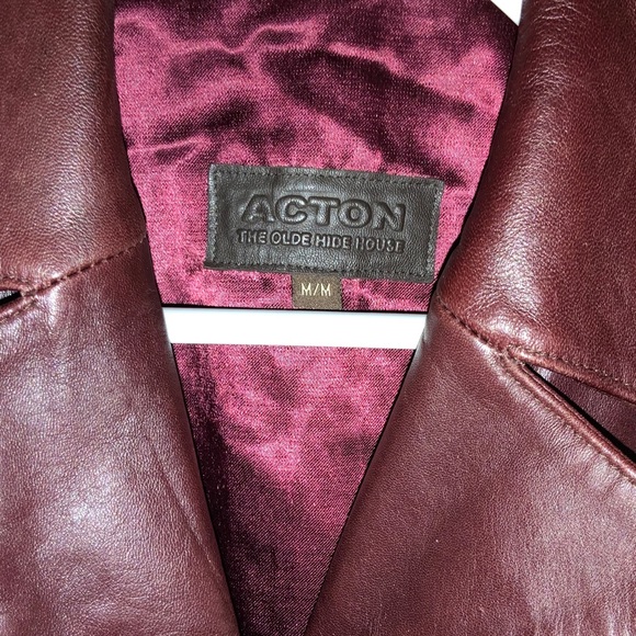 Ladies Old Hide House of Acton Leather Jacket - Picture 8 of 15